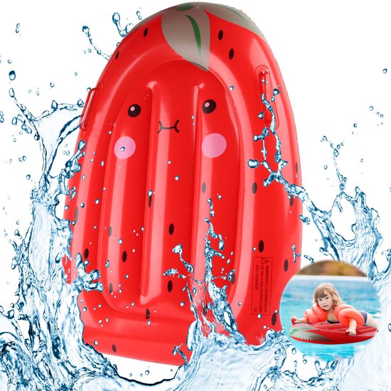 Boraboi ® Opblaasbare Kinder-Surfplank Met Handgrepen Voor Zomer Waterplezier En Veiligheid van Boraboi