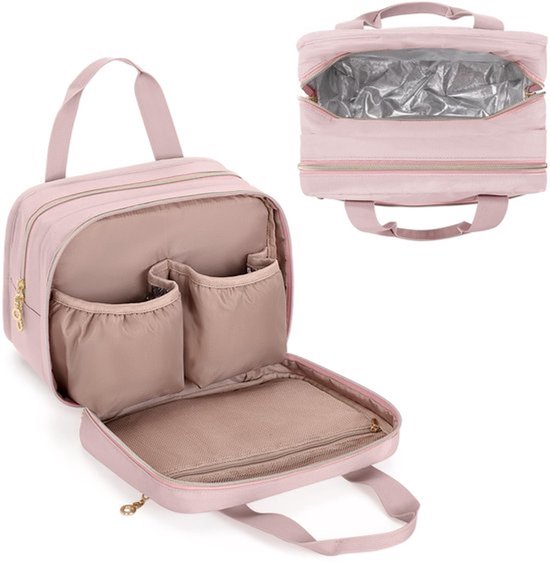 Borstkolftas Draagbaar - Koelvak - Opbergruimte - Compatibel met Elvie/Willow/Momcozy - Handvrij - Gevoerde vakjes - Koeltas