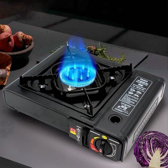 Borvat® - Draagbaar Gasfornuis - Camping Kookstel - Gas Stove - Kooktoestel - Outdoor - 1 Stuk van Borvat