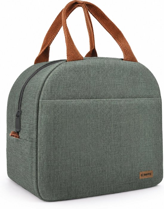 BOTC Koeltas - Lunchtas - 7 liter - Koeltasje - Geïsoleerde Koeltas - 25x21x14cm - Groen
