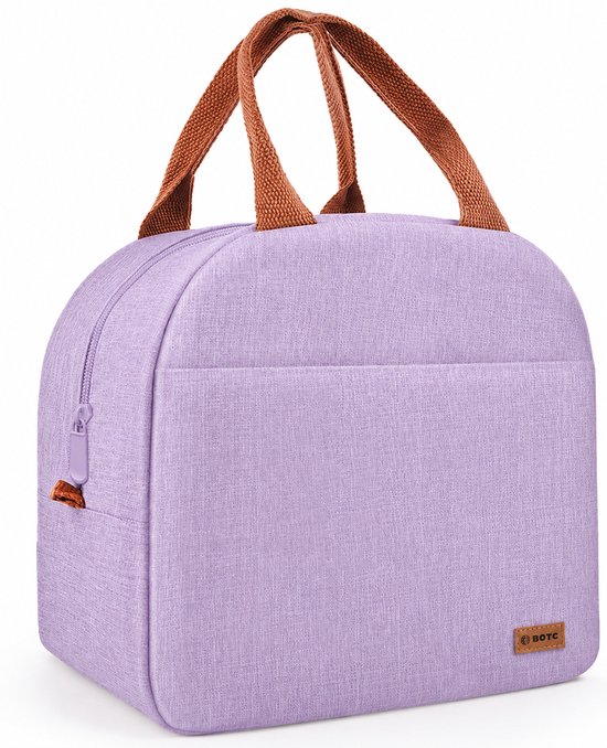 BOTC Koeltas - Lunchtas - 7 liter - Koeltasje - Geïsoleerde Koeltas - 25x21x14cm - Paars