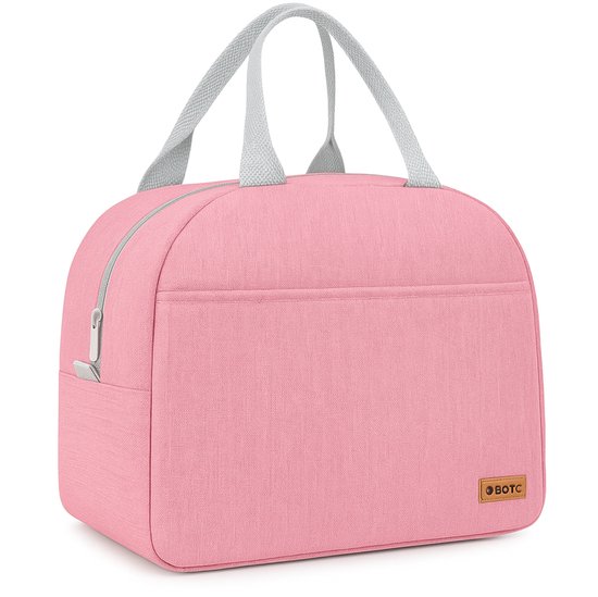 BOTC Koeltas - Lunchtas - 7 liter - Koeltasje - Geïsoleerde Koeltas - 25x21x14cm - Roze van BOTC