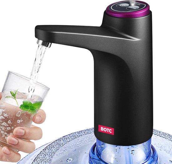 BOTC Waterdispenser - Snoerloze Automatische Waterdispenser - Water Pomp - USB oplaadbaar - Zwart van BOTC