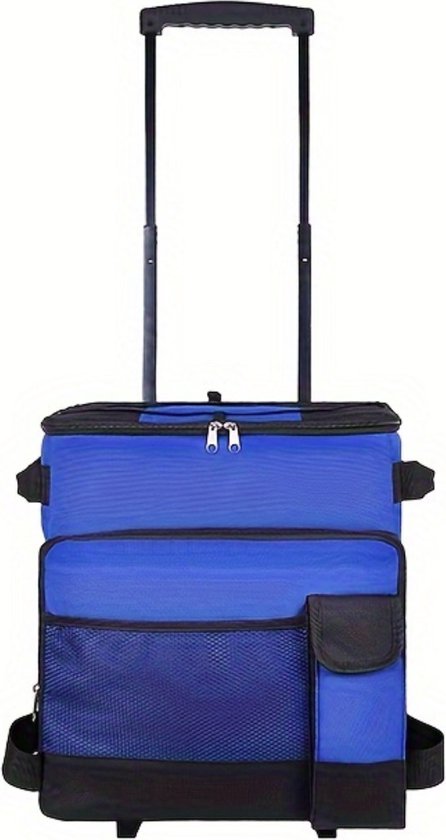 Bovista Koelbox - Koeltas - Frigobox - Autokoelbox - Lichtgewicht - Coolbox - Wielen - Draagbaar - Blauw van Bovista