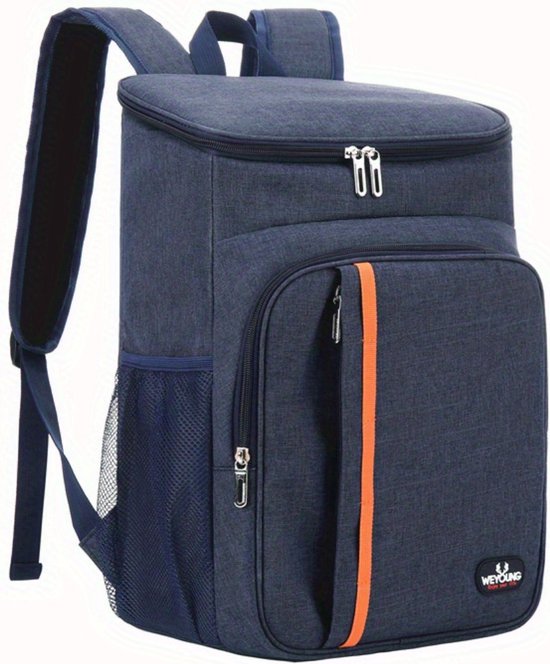 Bovista Koelbox - Koeltas - Frigobox - Autokoelbox - Lichtgewicht - Coolbox - Wielen - Draagbaar - Marineblauw van Bovista