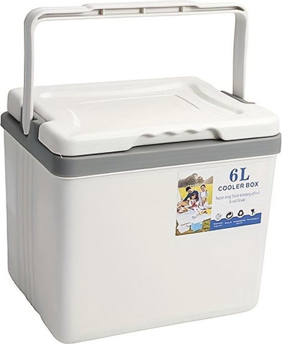 Bovista Koelbox - Koeltas - Frigobox - Autokoelbox - Lichtgewicht - Coolbox - Wielen - Draagbaar - Wit van Bovista