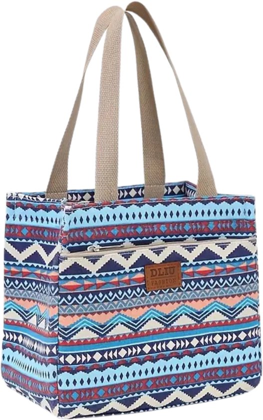 Bovista Koeltas - Koelbox - Koelelementen - Coolbox - Auto - Lunchtas - Strand - Blauw van Bovista