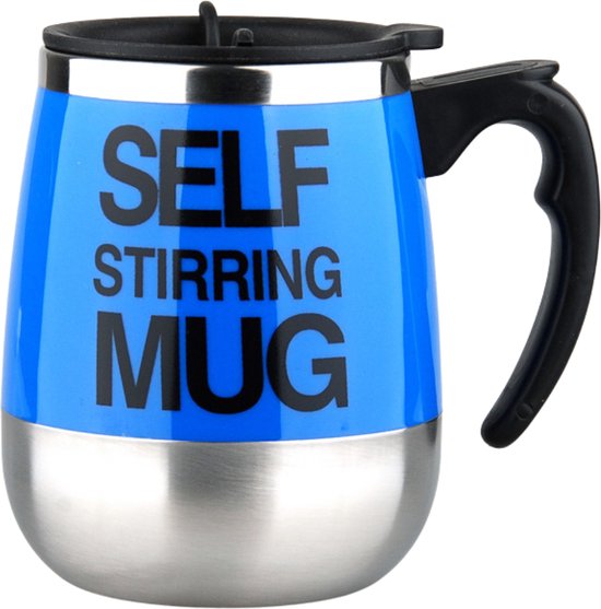 Bovista Self Stirring Mug - Elektrische Beker - Zelfroerende Mok - Zelfroerende Beker - Cup - Koffie - Blauw van Bovista
