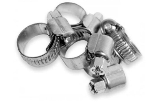 Bradas BSW130150 Slangklemmen Voordeelverpakking - Roestvrij Staal (RVS) - Ø 130-150 mm - Wormwielklem - 50 stuks