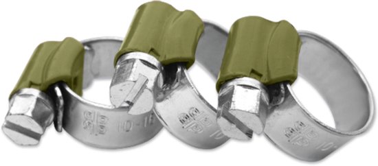 Bradas Slangklem 10 tot 16 mm - Wormschroef - 9 mm band