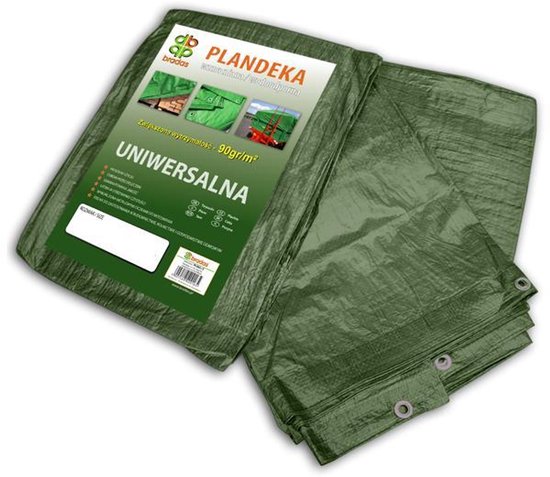 Bradas - Versterkte Dekzeil - 8x10m - 90g - UV-bestendig