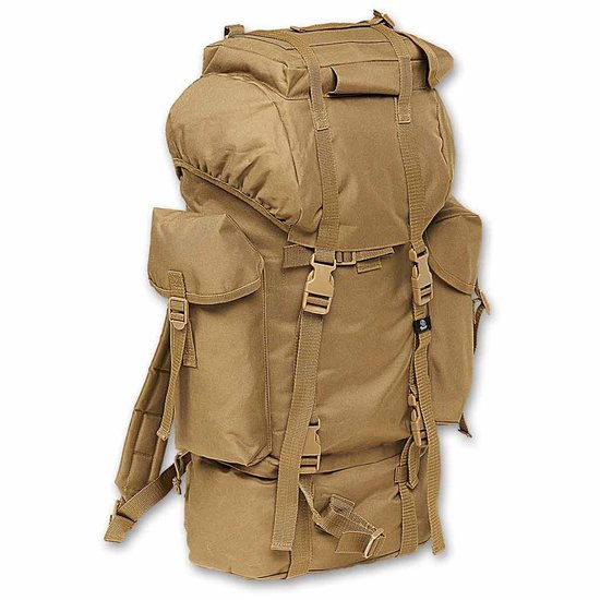 Brandit Combat Backpack Camel 65 Liter Rugzak van Merkloos