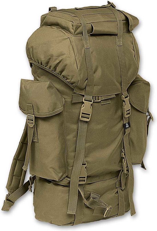 Brandit Combat Backpack Olive 65 Liter Rugzak van BRA