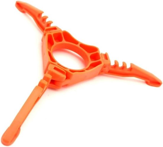 Brandstof Kan Stabilisator - Fornuis Ondersteuning - Outdoor Koken - Opvouwbaar Ontwerp - 108x20.5mm - Oranje