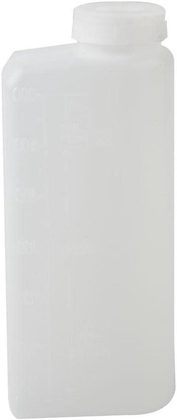 Brandstof Mengfles - Olie Container - Tuinonderhoud Apparaten - Nauwkeurige Verhoudingen - 600 ml - Wit