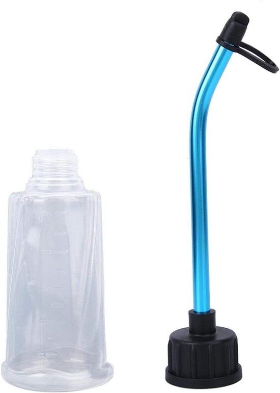 Brandstof Vul Fles - RC Accessoires - Auto Onderhoud - Aluminium Pijpje - 250 ml - Transparant