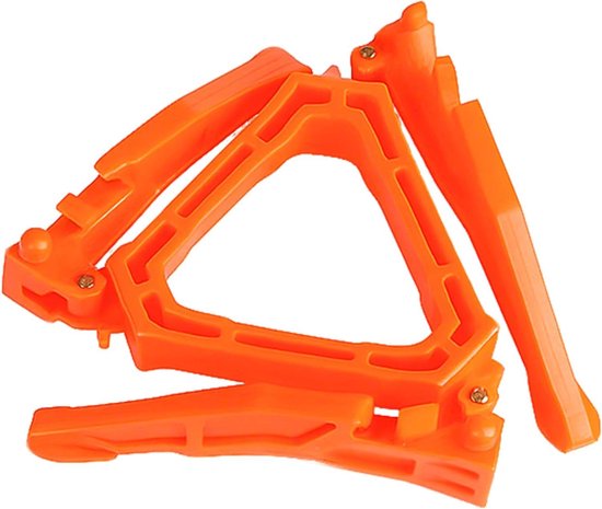 Brandstofblik Stabilisator - Camping Statief - Stabiel Koken Buiten - Universele Pasvorm - Compact Opvouwbaar - Zwart