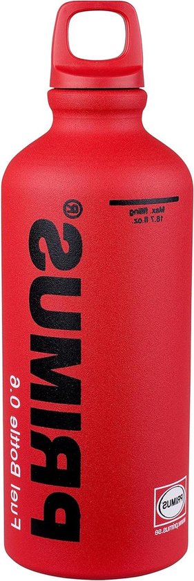 Brandstoffles - Brandstofhouder Fles - Outdoor Koken - Past MSR Draad - 600ml - Rood