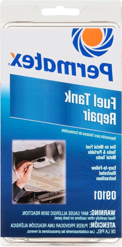 Brandstoftank Reparatiekit - Brandstoftank Herstel - Lekkages Dichten - Snel Uithardende Hars - Tot 10cm Scheuren - Grijs van Merkloos