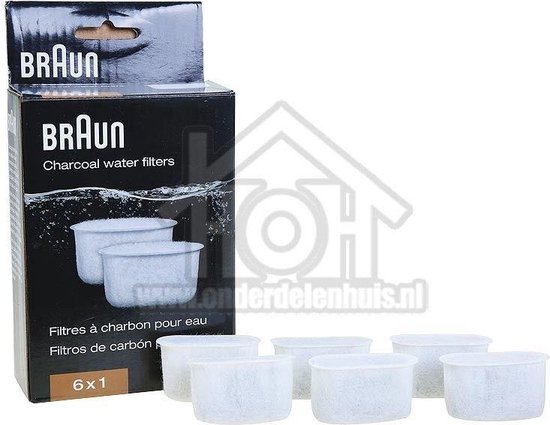 Braun Waterfilter Charcoal waterfilter KF7000, KF7020 AX13210004 van Braun