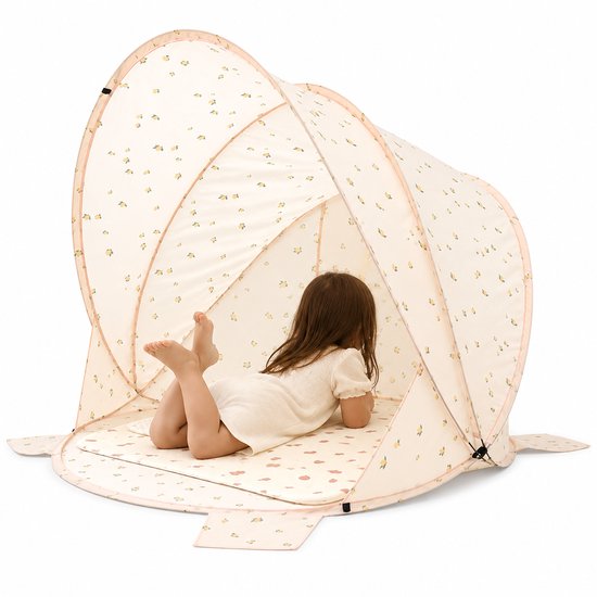BRD® Citroen Pop-up Tent 4-persoons - Strandtent met Opbergtas - 145 x 125 x 85 cm van BRD®