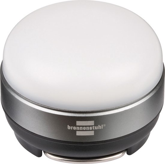 Brennenstuhl Oli 0200 Led-outdoor campinglamp (voor buiten, batterijaandrijving), zilver