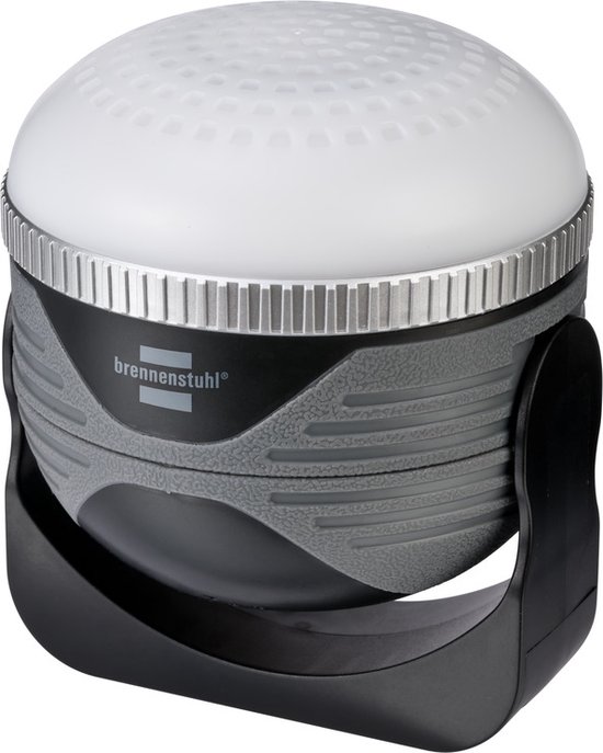 Brennenstuhl Oplaadbare LED Buitenlamp OLI 310 AB met BluetoothÂ® Luidspreker (Campinglamp met Magneet en Haak / Caravan Lamp met Luidspreker 1x 3W , oplaadbaar en incl. USB-Powerbank) van Brennenstuhl