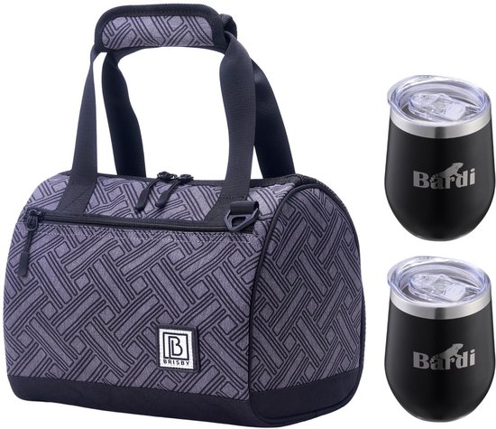 Brisby 10L Koeltas Avant + Thermosbeker Set Zwart – Voor vrouwen die altijd onderweg zijn van Brisby