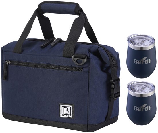 Brisby 12L Koeltas Blauw + Brisby Thermosbeker Set Blauw – Voor wie voorbereid op pad gaat van Brisby