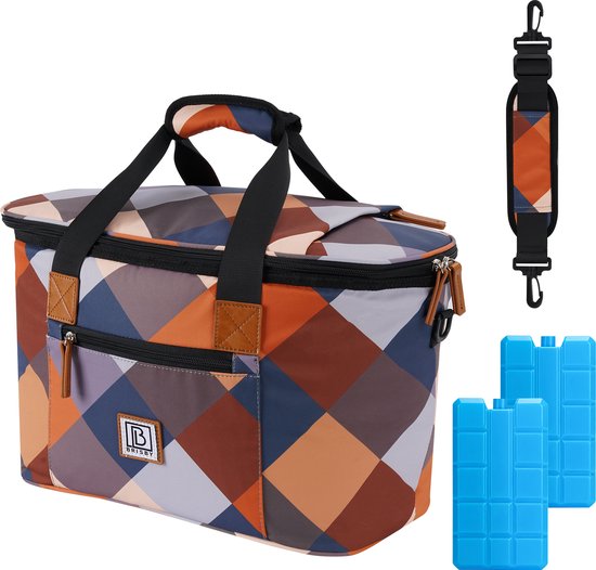 Brisby 4 Laags Geïsoleerde Koeltas - Boodschappentas 21 Liter - Block van Brisby