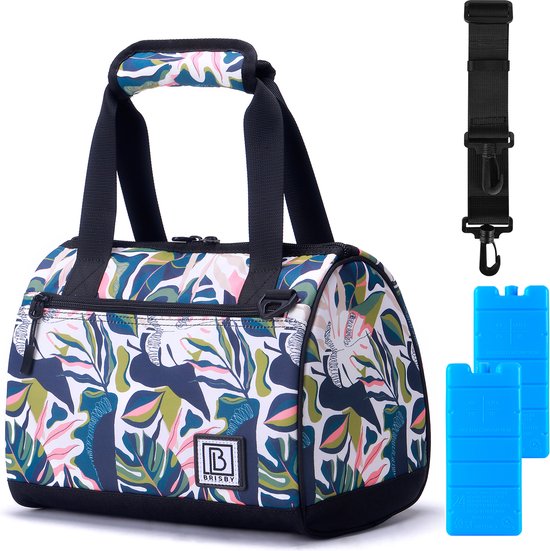 Brisby 4 Laags Geïsoleerde Koeltas - Lunchtas 10 Liter - Botanic Garden van Brisby
