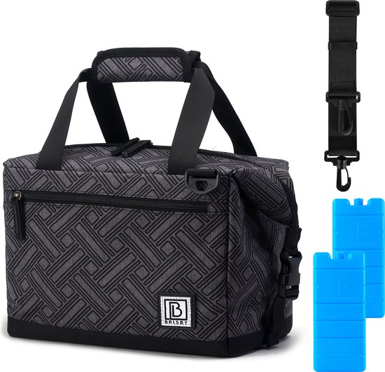 Brisby 4 Laags Geïsoleerde Koeltas - Lunchtas 12 Liter - Extra Ruimte Uitvouwbaar- Avant van Brisby
