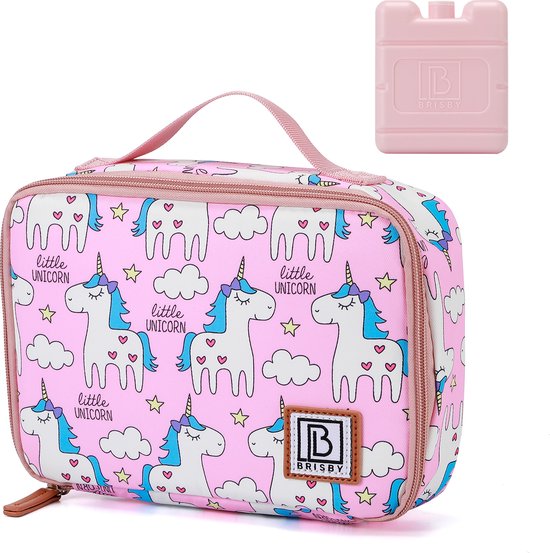 Brisby 4 Laags Geïsoleerde Koeltas - Lunchtas 2.5 liter - Eenhoorn van Brisby