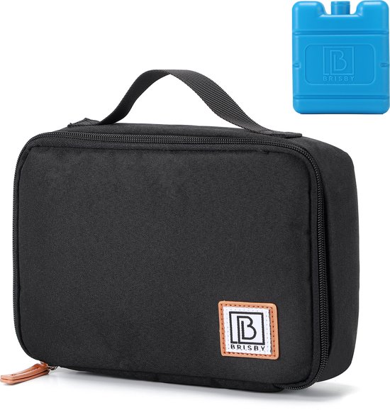 Brisby 4 Laags Geïsoleerde Koeltas - Lunchtas 2.5 liter - Zwart van Brisby