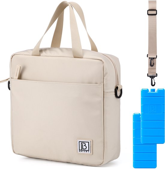 Brisby 4 Laags Geïsoleerde Koeltas - Lunchtas 7 liter - Smooth Champagne van Brisby