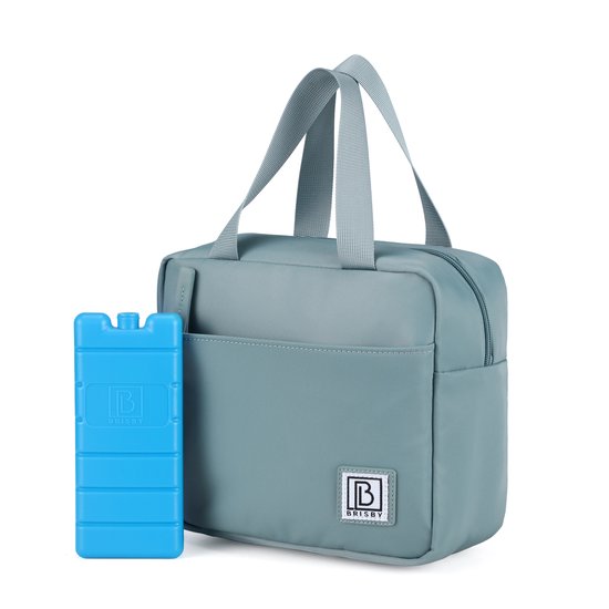Brisby 4 Laags Geïsoleerde Koeltas - Lunchtas - Kolftas 4 liter - Mist Blue van Brisby