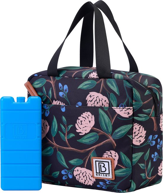 Brisby 4 Laags Geïsoleerde Koeltas - Lunchtas - Kolftas 4 liter - Passion Flower van Brisby