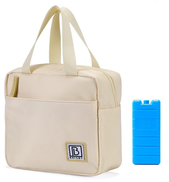 Brisby 4 Laags Geïsoleerde Koeltas - Lunchtas - Kolftas 4 liter - Smooth Créme van Merkloos