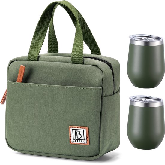 Brisby 4L Koeltas + Brisby Thermosbeker Set – De ideale lunchset voor onderweg! van Merkloos