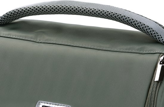 Brisby Koeltas 11 Liter - Lunchtas - Kolftas - Inclusief 2 Koelelementen - Dubbel Compartiment - 4-Laags Geïsoleerd - Waterafstotend - Misty Green