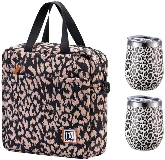 Brisby Koeltas 7L Leo + 2 Brisby Thermosbekers Leo – Complete Lunch-set voor Onderweg! van Brisby