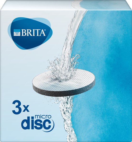 BRITA filterpatronen - Waterfilter - MicroDisc - Waterfilterpatronen - 3-Pack – Voordeelverpakking van BRITA