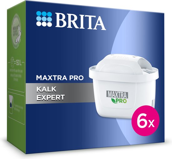 BRITA MAXTRA PRO Kalk Expert Filterpatronen - 6 Stuks - Vermindert kalk, chloor, lood van BRITA