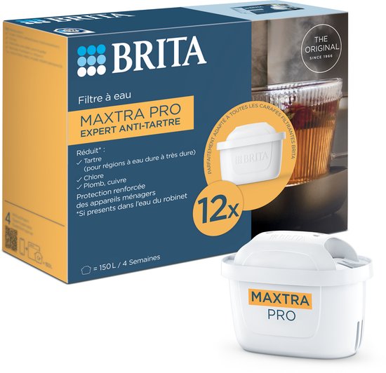 BRITA Waterfilterpatroon MAXTRA PRO Kalk Expert 12-PACK van Merkloos