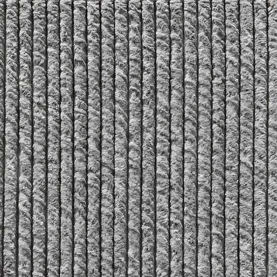 Brixy Vliegengordijn - Kattenstaart - 90x200cm - 4cm Dikke Strengen - Grijs van Merkloos