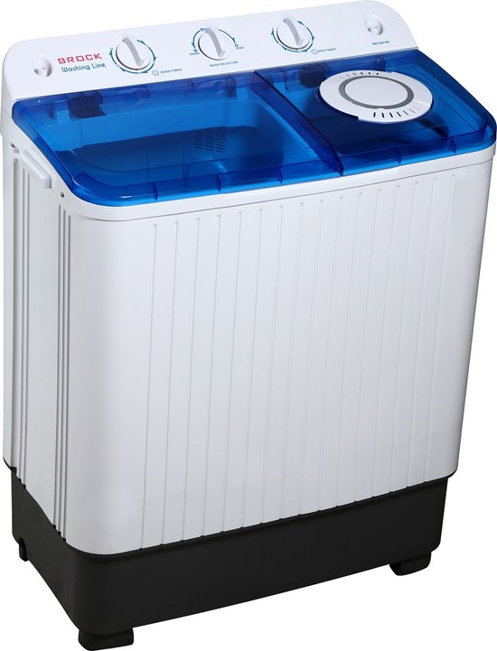 Brock XXL camping wasmachine - Dubbele trommel - 7,8Kg was en 6,0Kg centrifuge capaciteit van Brock Electronics