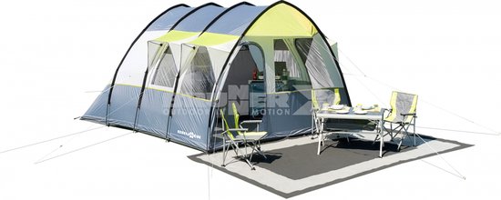 Brunner Balmat Tenttapijt - 300 x 500cm - Zwart/Grijs - Tenttapijt caravan - Gronddoek Tent - Voortenttapijt - Kampeertapijt