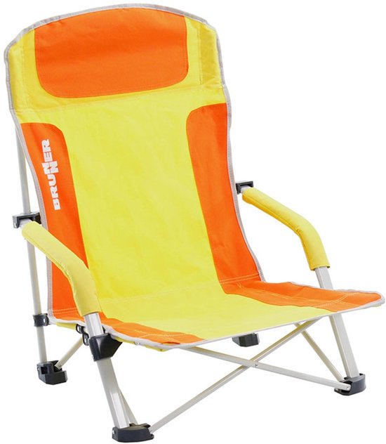 Brunner Bula - strandstoel geel/oranje