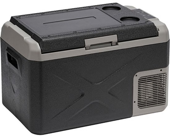 Brunner Polarys Freeze SZ 50 - Compressor Koelbox 50L - Tot -20°C - 12/24V & 230V - Digitaal Display - Stil & Energiezuinig - Voor Auto, Camper & Camping