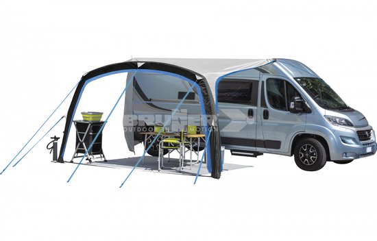 Brunner Skia 400 - Opblaasbare Zonluifel - 400 x 250cm - Polycotton van Merkloos